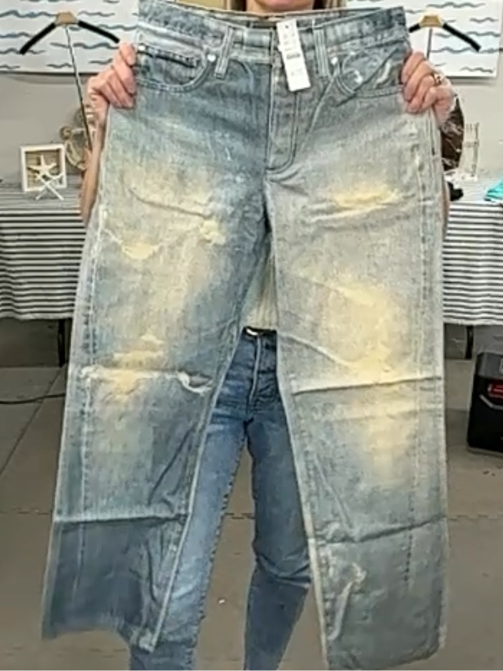 NWT Point Sur Denim by J.Crew, Slouchy, Oversized Jeans, 100% Cotton. MRSP $248